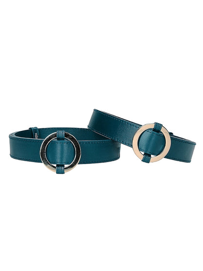 Ouch! Halo Thigh Restraints Velvet Green