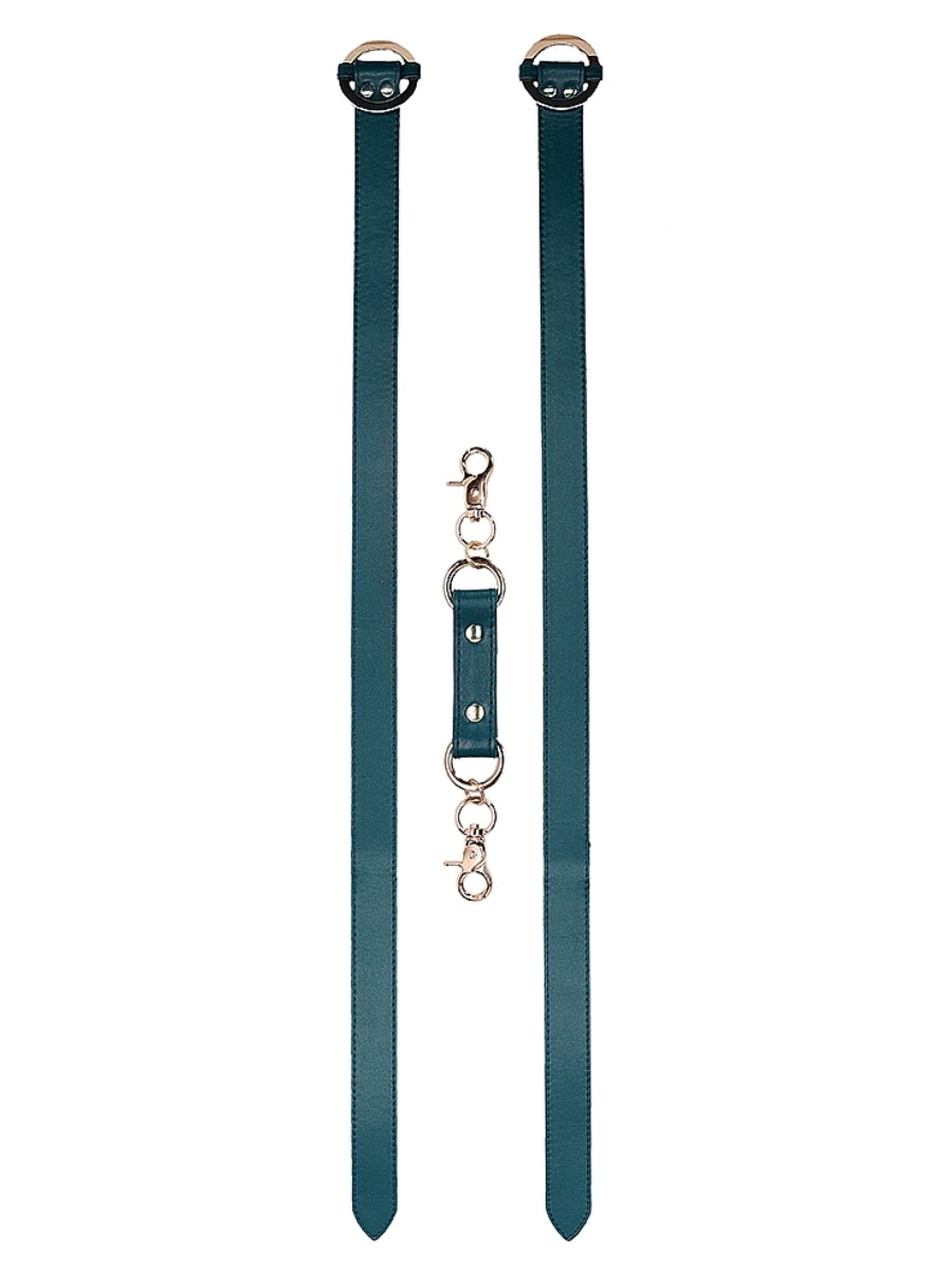 Ouch! Halo Thigh Restraints Velvet Green