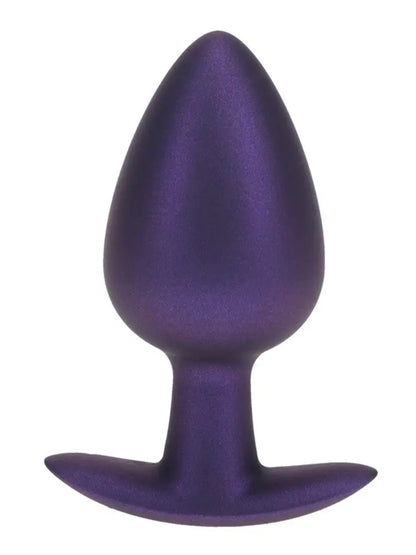 Ouch! Smooth Silicone Anal Plug Large Purple