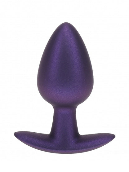 Ouch! Smooth Silicone Anal Plug Medium Purple