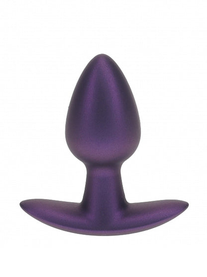 Ouch! Smooth Silicone Anal Plug Small Purple