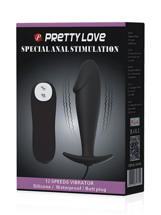 Pretty Love Curved Vibrating Plug 1