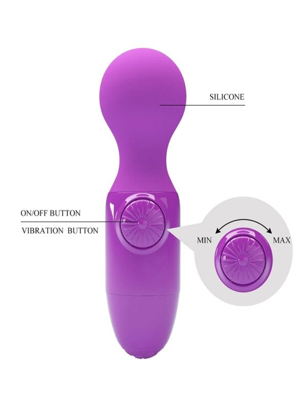 Pretty Love Little Cute Mini Wand Purple 5