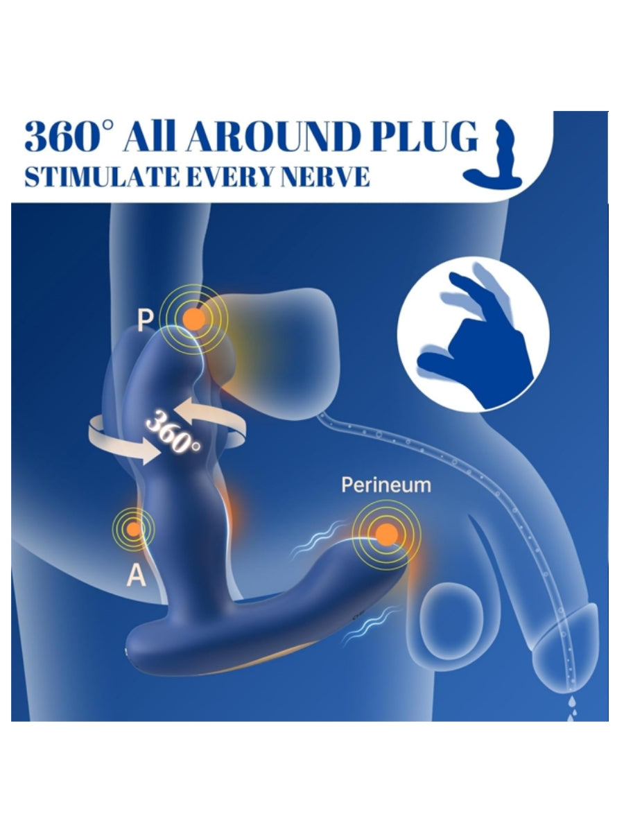 Axis-AF Remote Twist & Vibe Prostate Massager