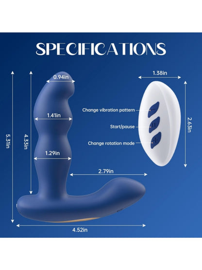 Axis-AF Remote Twist & Vibe Prostate Massager
