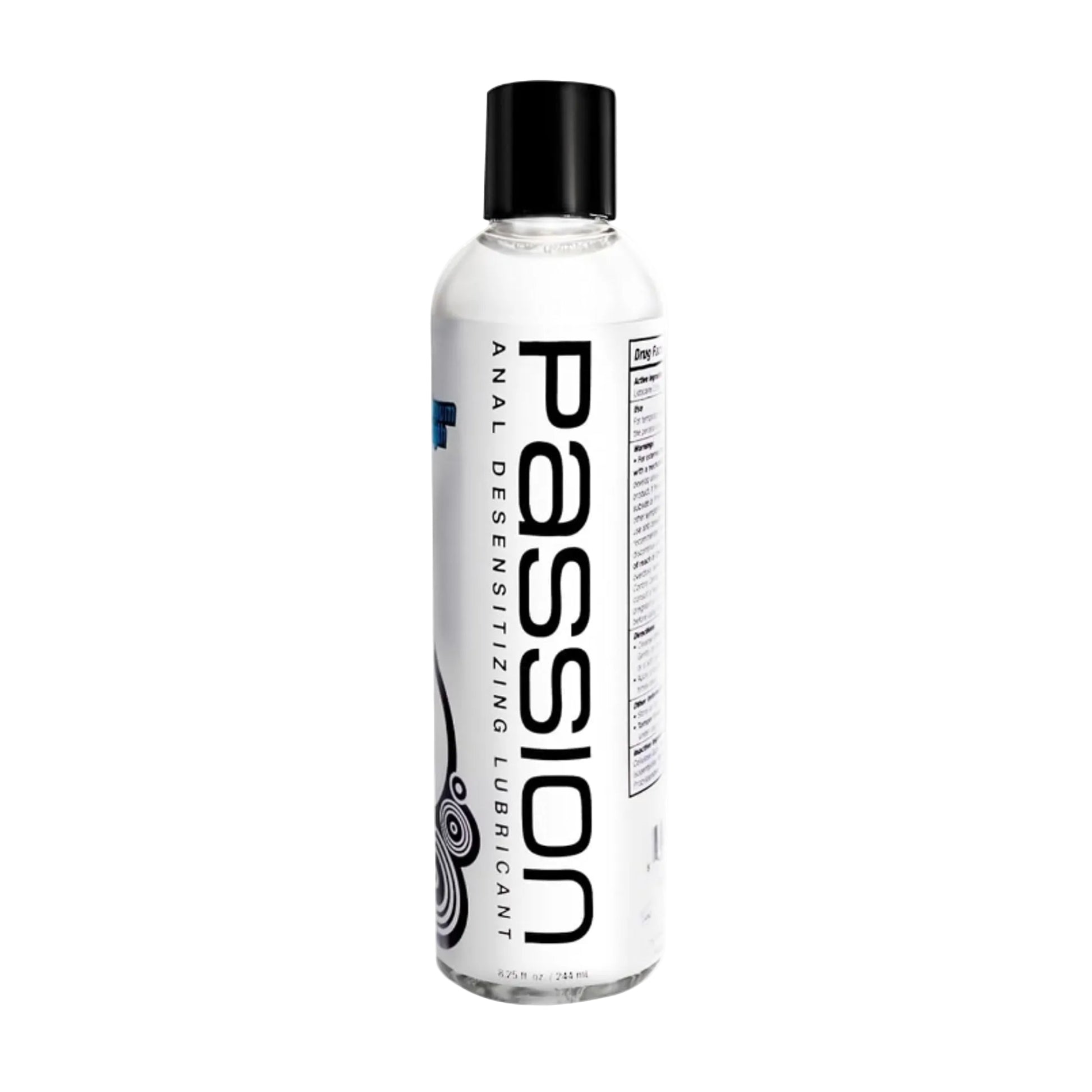 Passion Anal Desensitizing Water-based Lubricant 250ml retail packaging