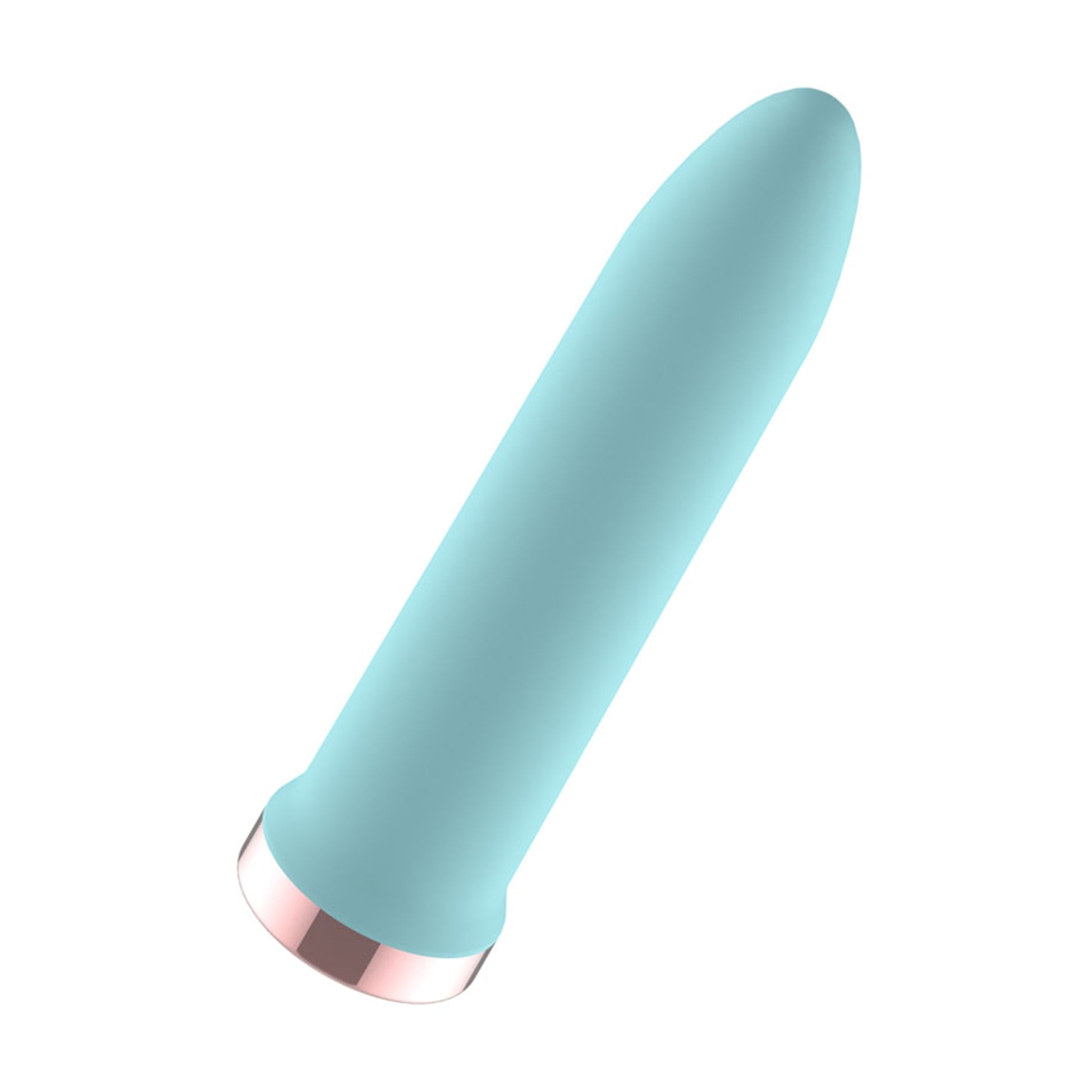 Angled view showing smooth silicone body and rounded tip