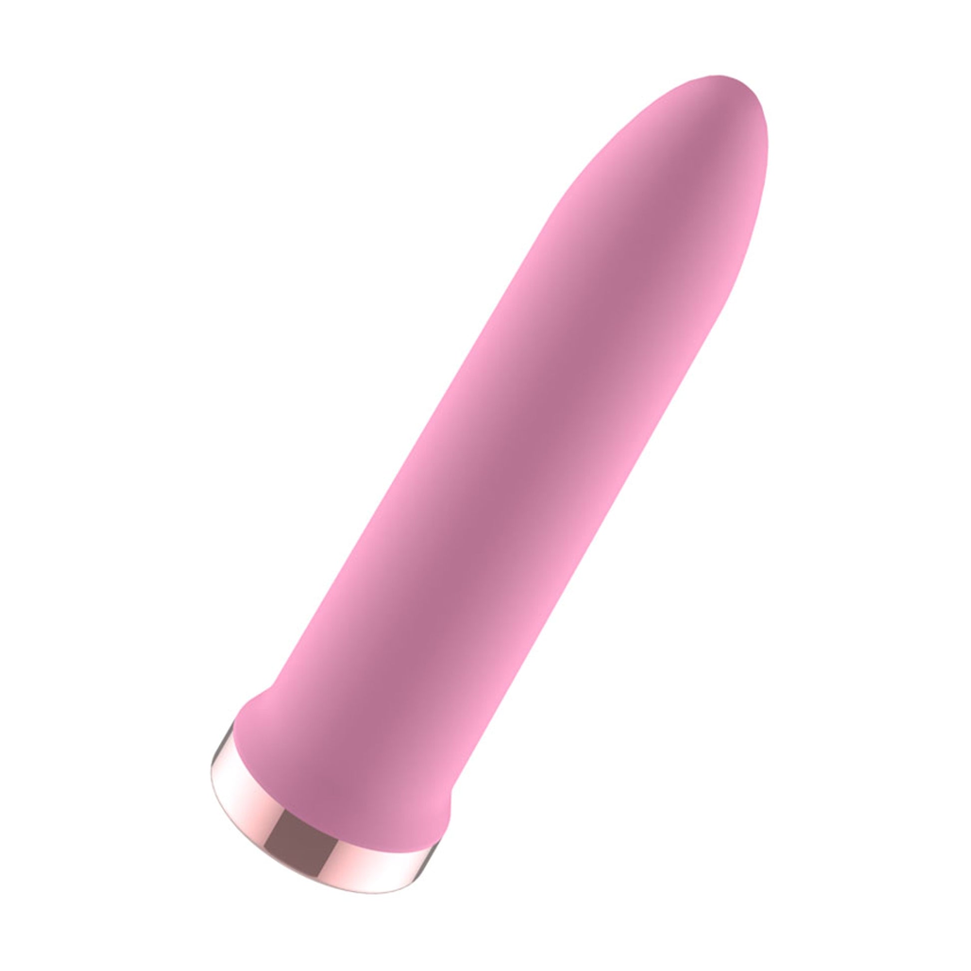 Angled view showing smooth silicone body and rounded tip