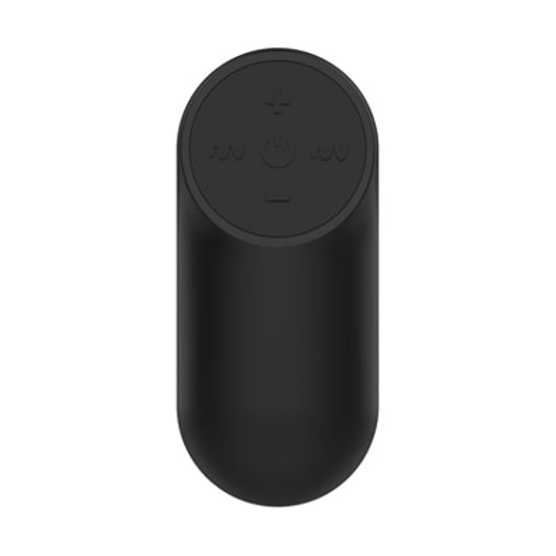 Black wireless remote control with control buttons