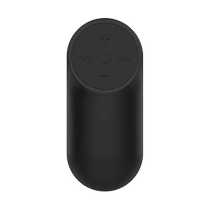 Black wireless remote control with control buttons