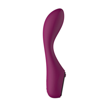 Side view highlighting curved G-Spot stimulation tip