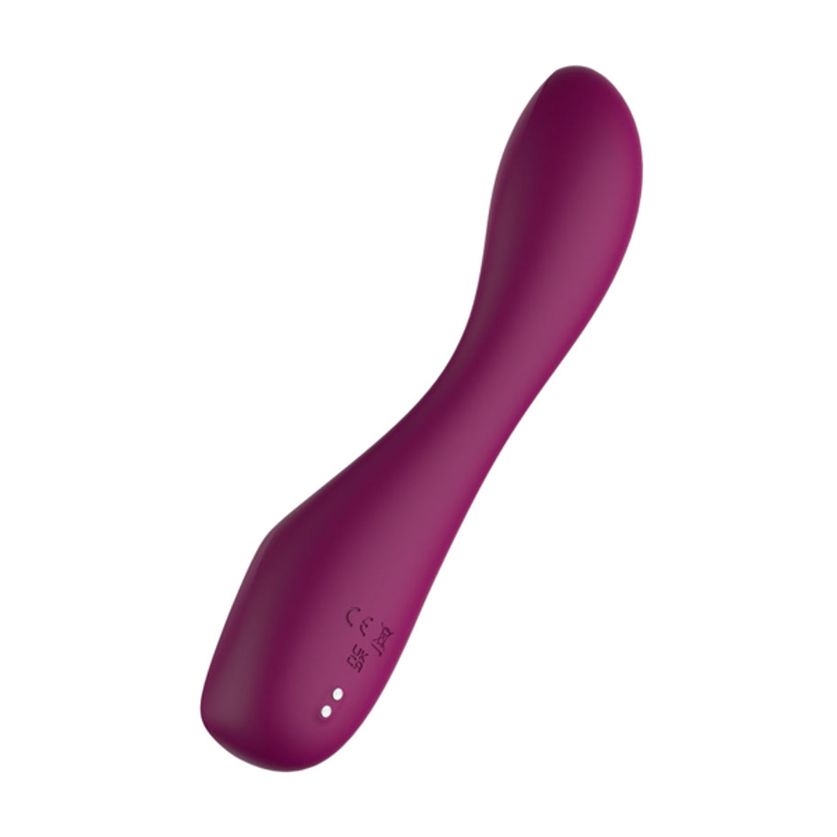 Rear view showing smooth silicone body and charging points