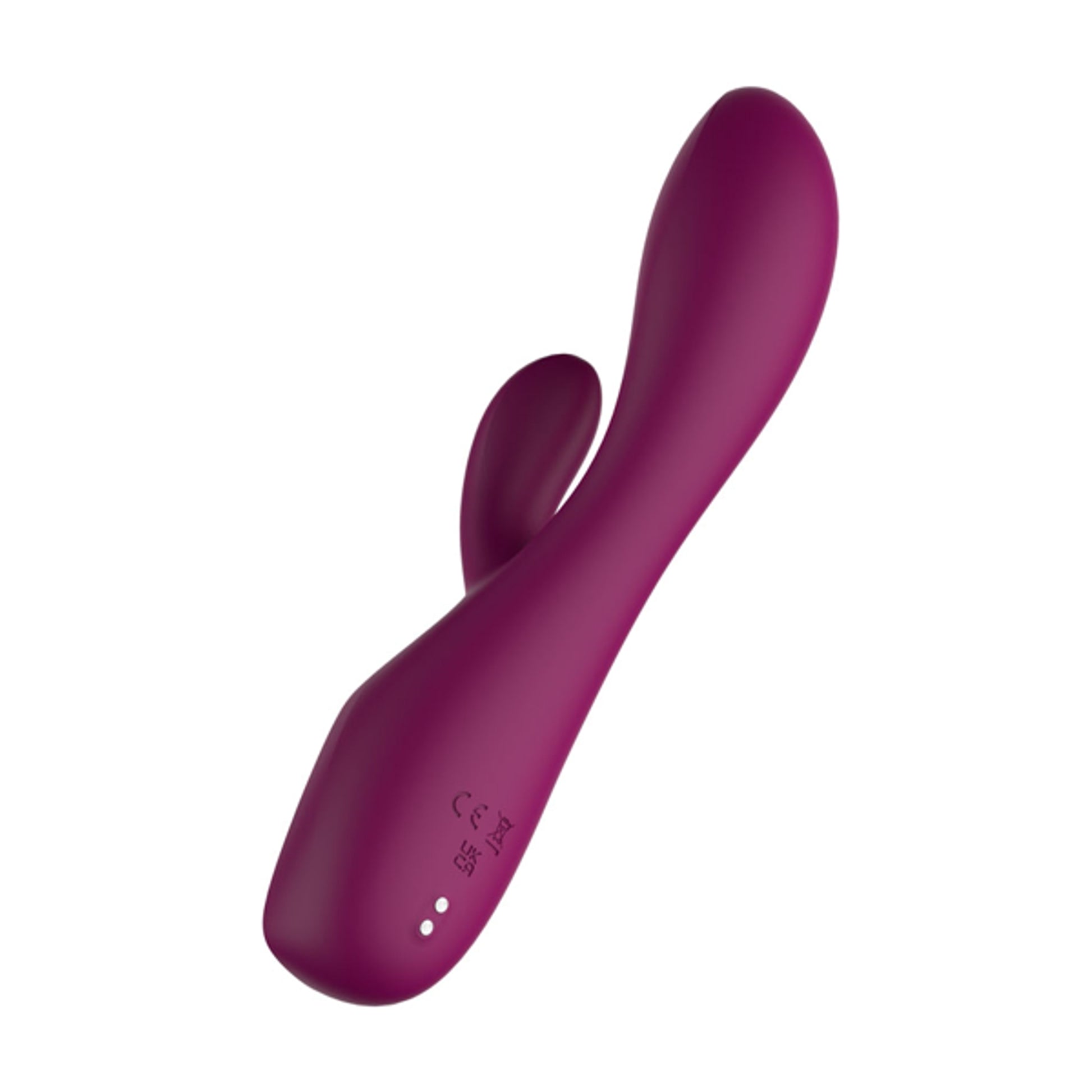 Rear view showing smooth silicone body and charging points