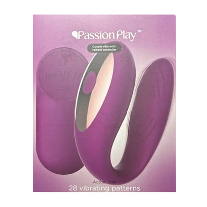 Passion Play Remote Control Couples Vibrator in retail packaging