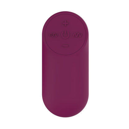 Purple wireless remote control with control buttons