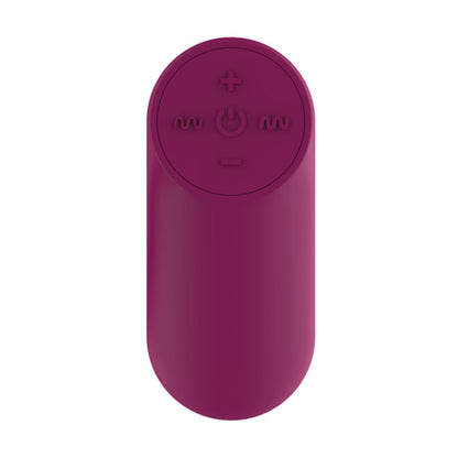 Purple wireless remote control with control buttons