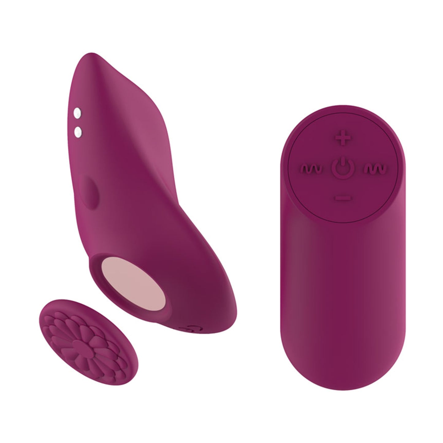 Panty vibrator, magnetic disc and wireless remote control