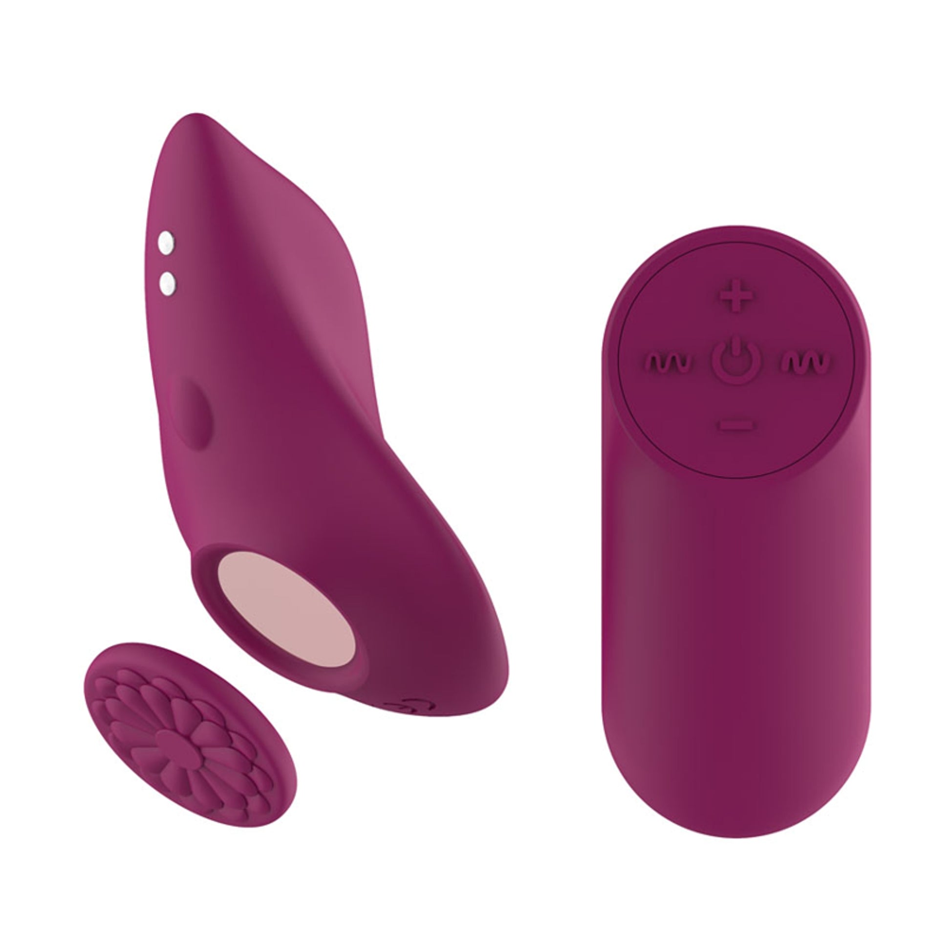 Panty vibrator, magnetic disc and wireless remote control