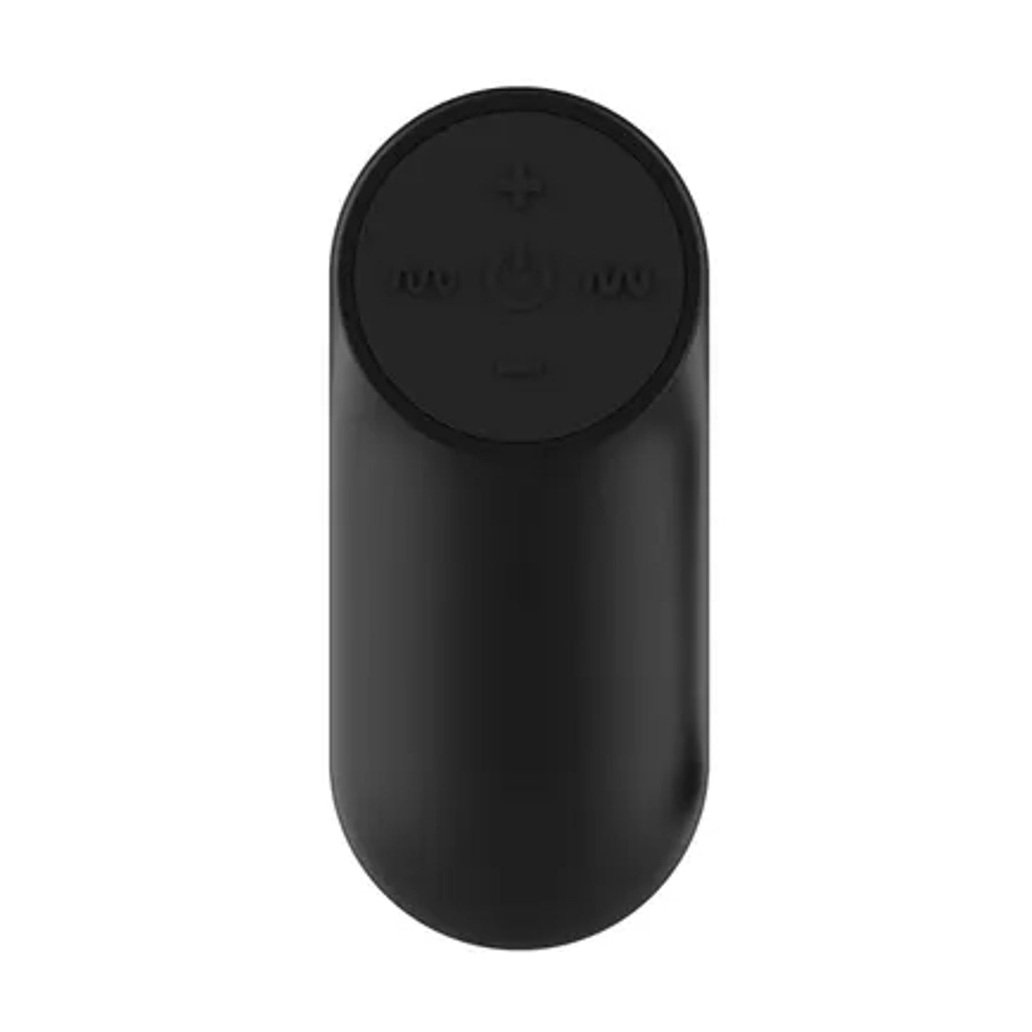 Black wireless remote control with control buttons