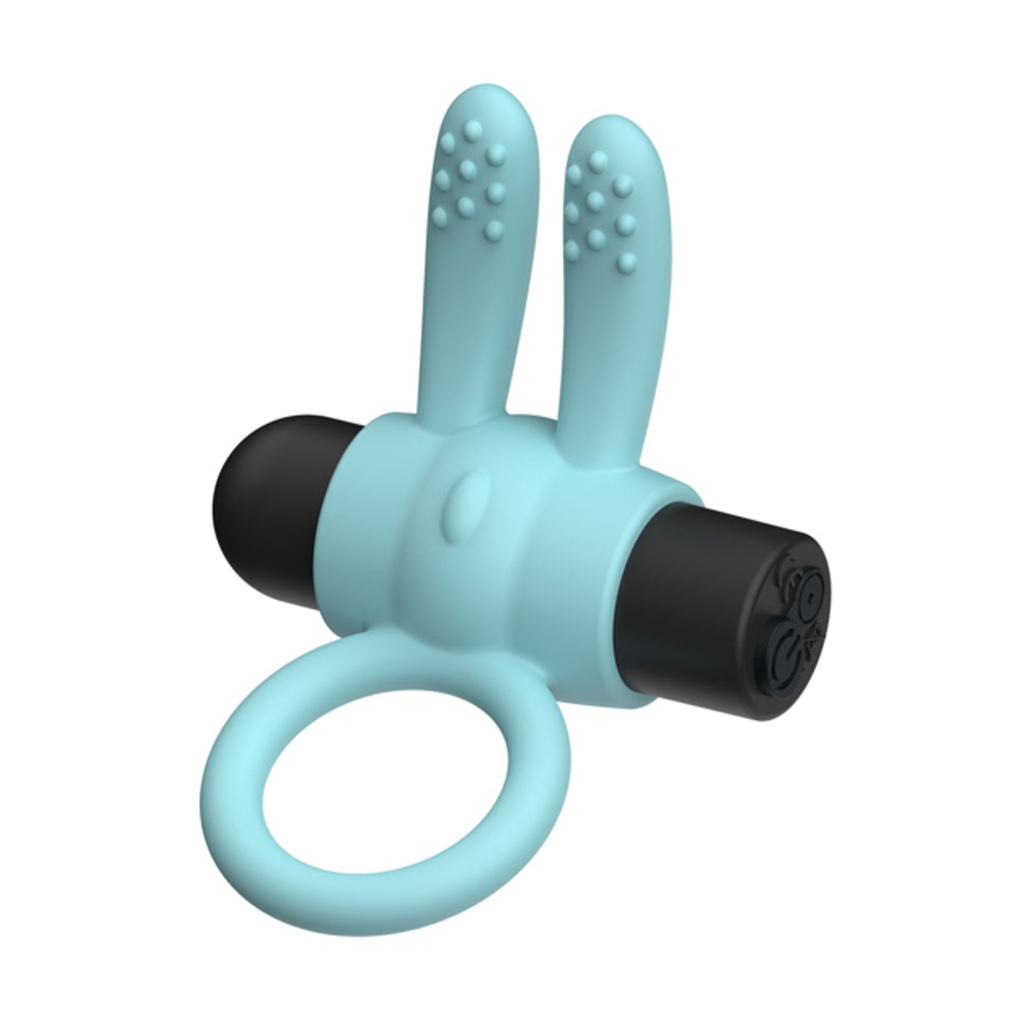 Angled front view showing rabbit ears and vibrating bullet