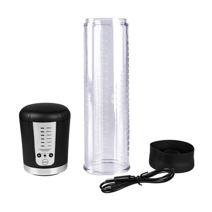 Rechargeable penis pump components and charging cable