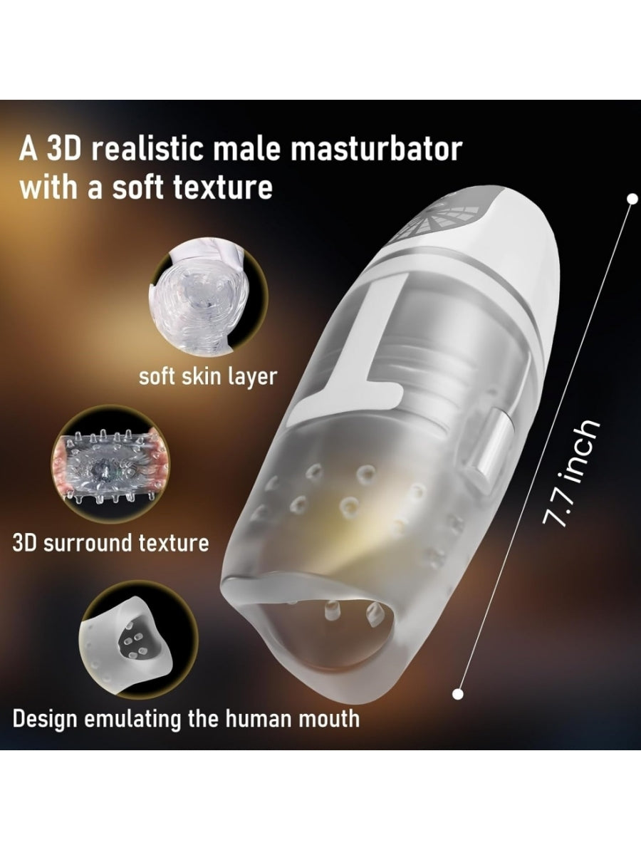 PassionZone Bite It Vibrating Masturbator