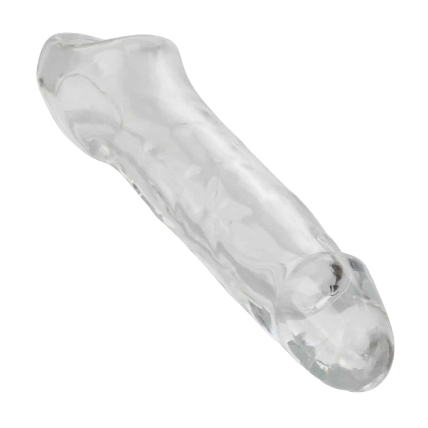 Top down view of transparent extension sleeve