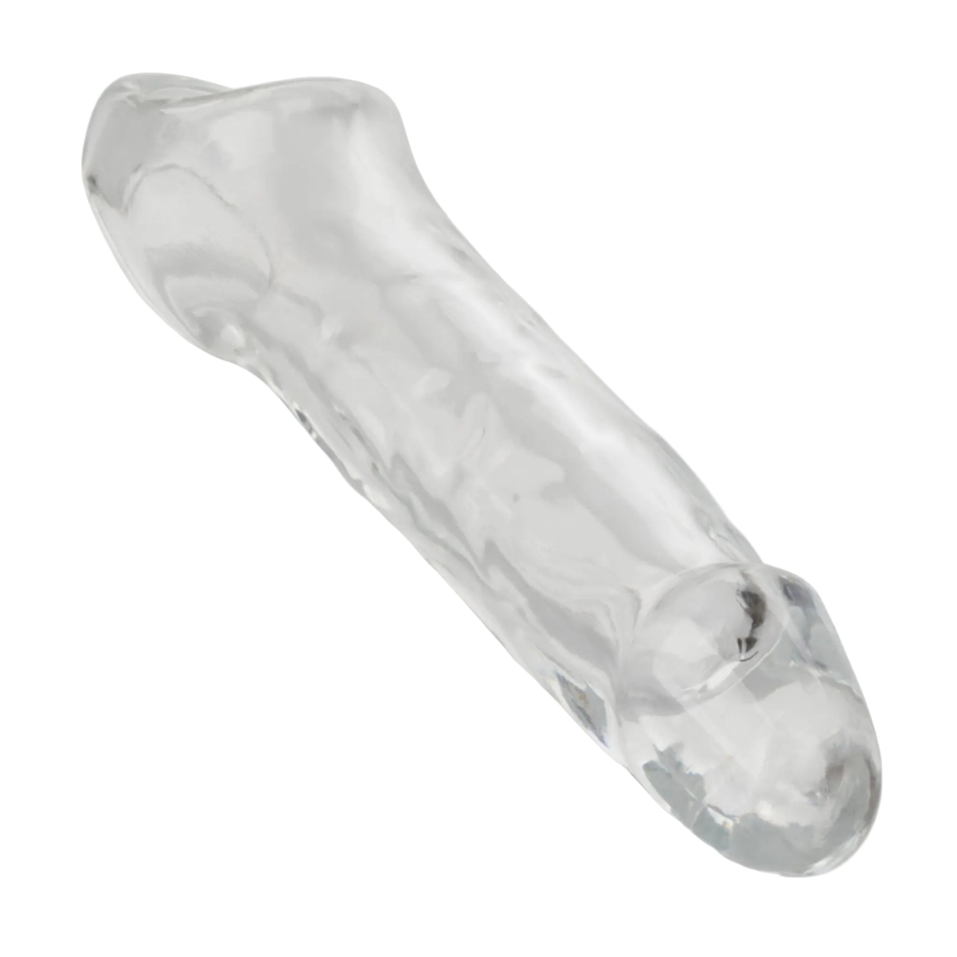 Top down view of transparent extension sleeve