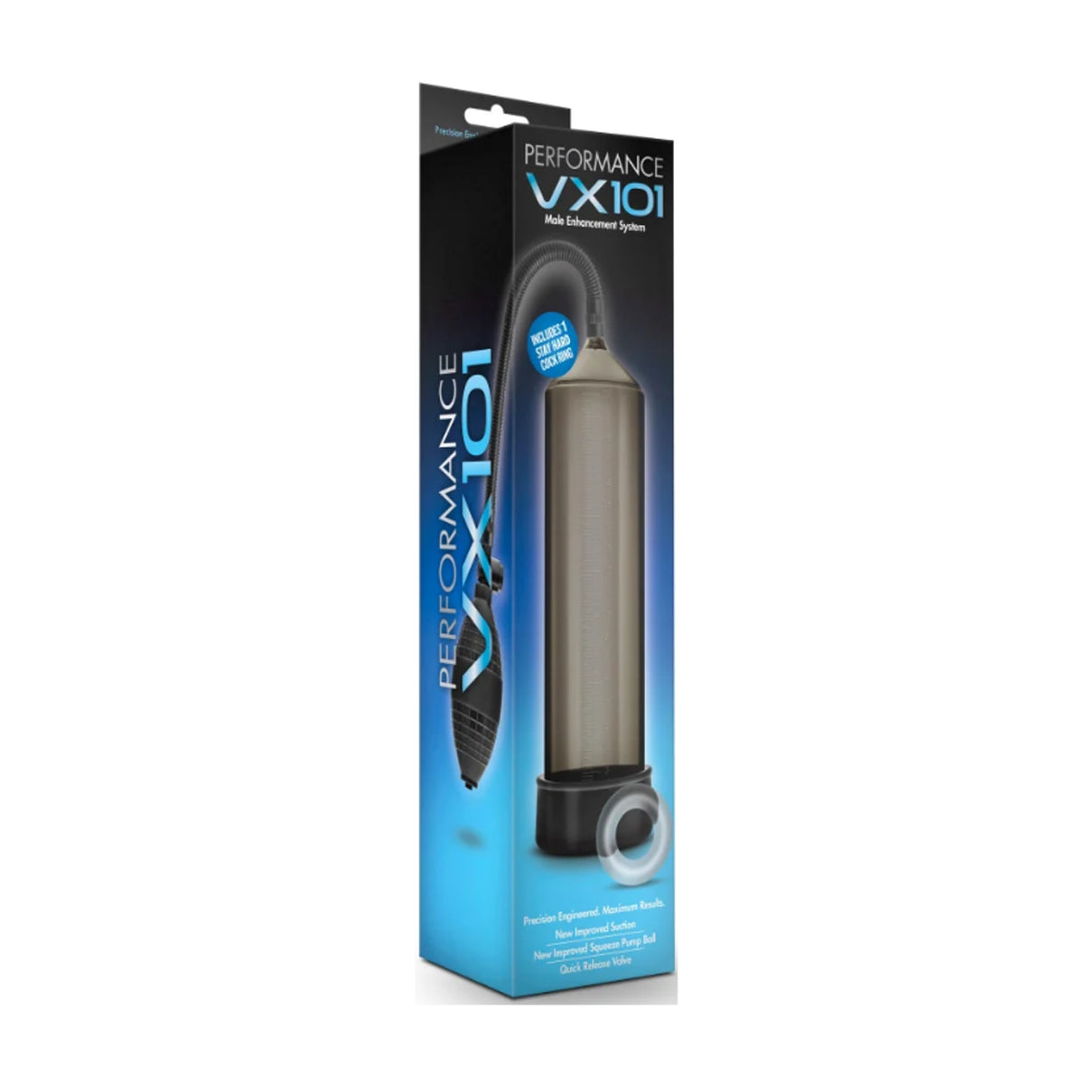 Performance VX101 Penis Pump Black in retail packaging