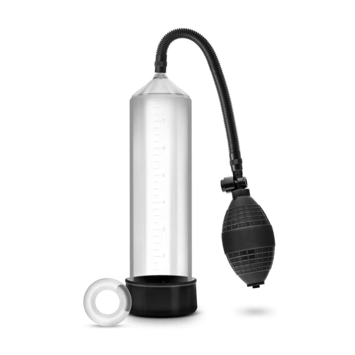 Penis pump with included cock ring