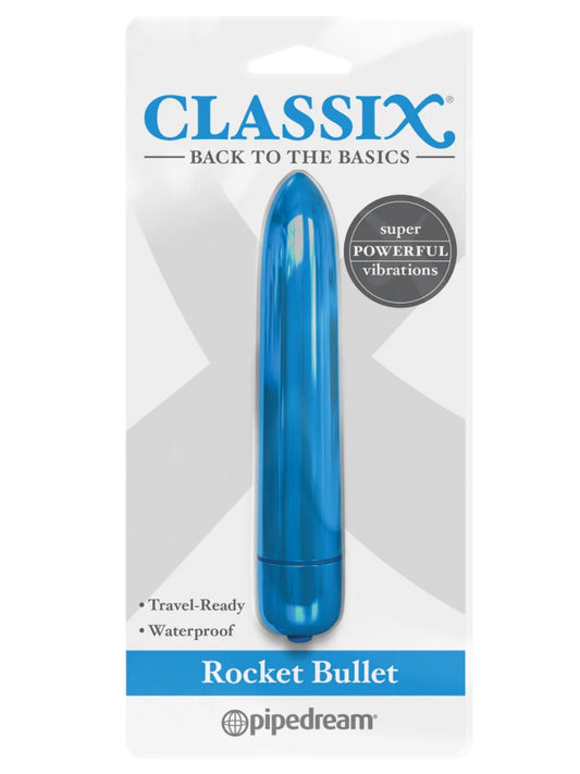 Pipedream Classix Rocket Bullet Blue