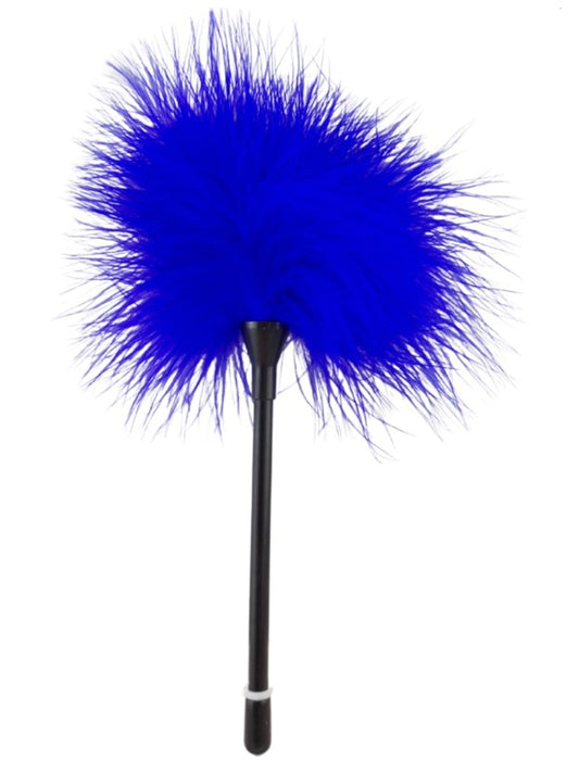 Poison Rose Feather Tickler Small Blue