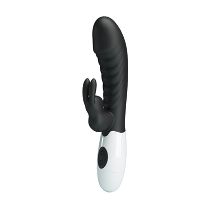 Side view showing curved shaft and flexible bunny ears