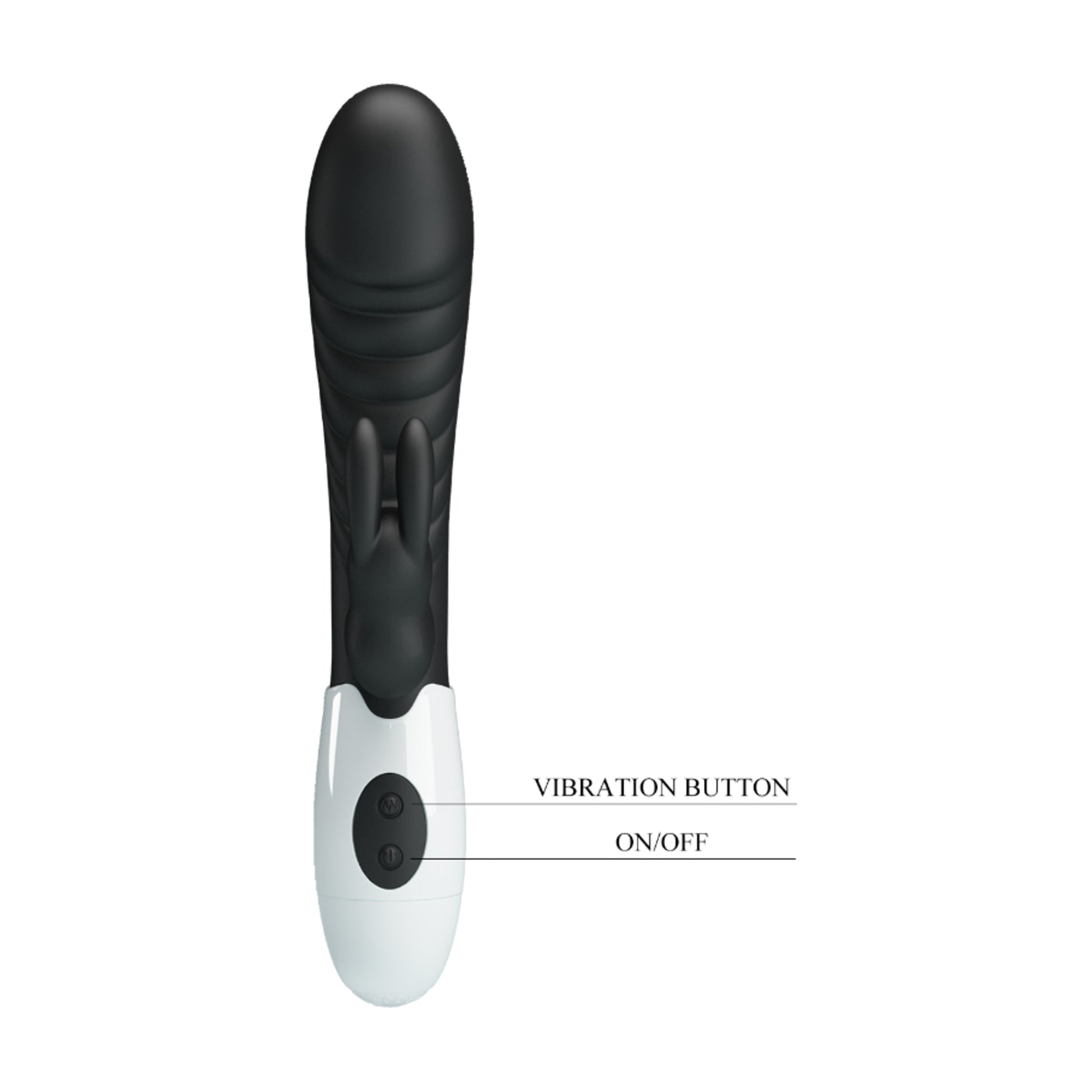 Close-up of control buttons on handle