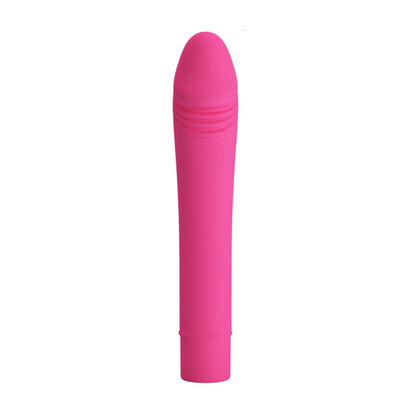 Full view of magenta Pixie vibrator front angle