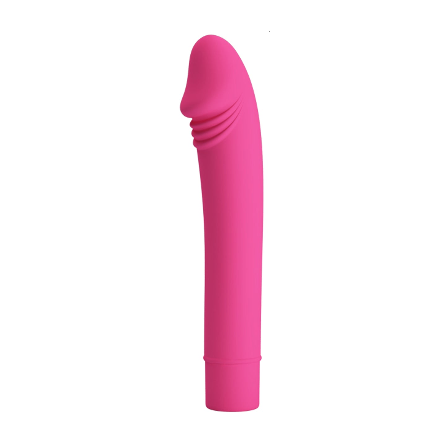 Side view showing curved tapered vibrator tip