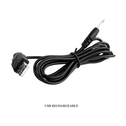 USB charging cable included with product