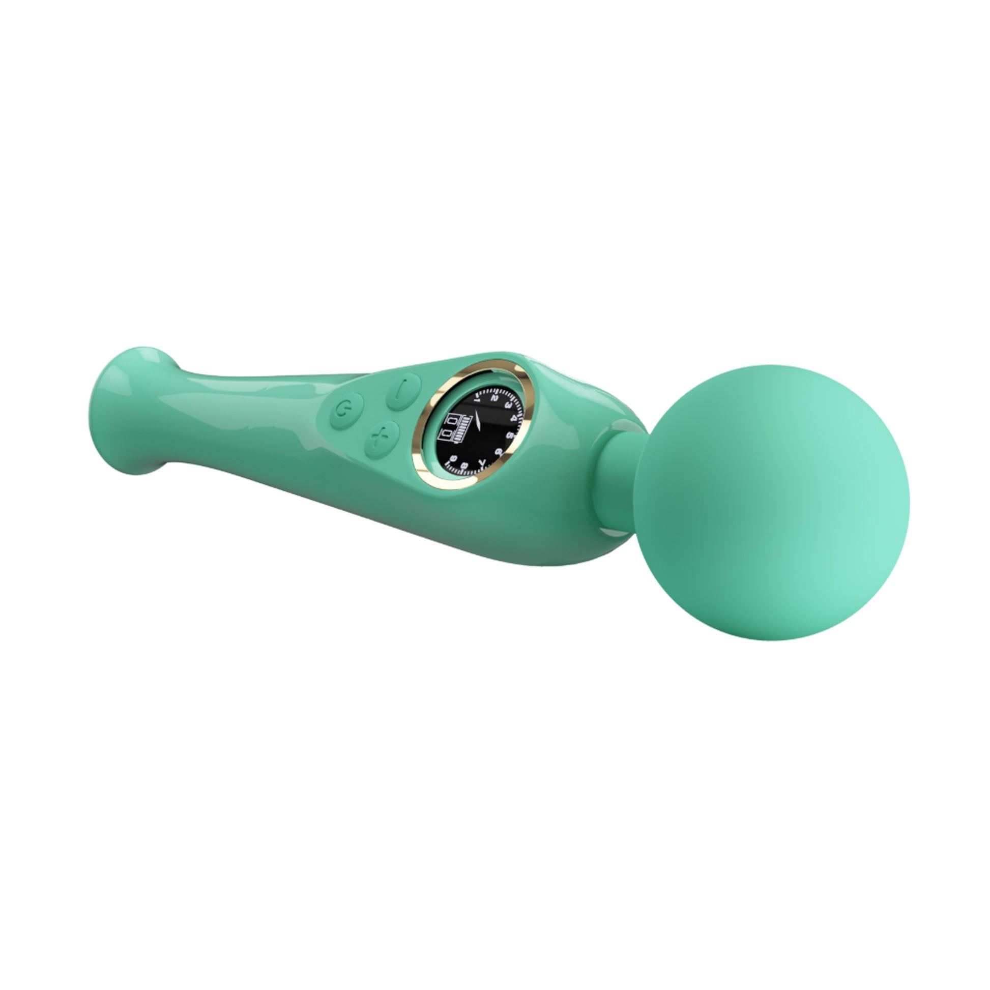 Angled side view showing flexible neck and ergonomic handle
