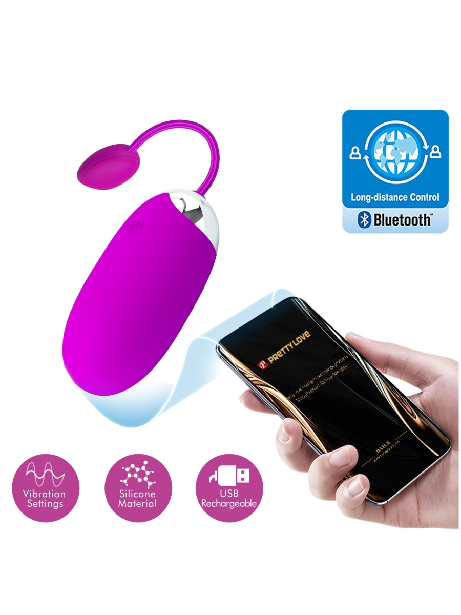 Pretty Love Abner App Control Vibrating Egg