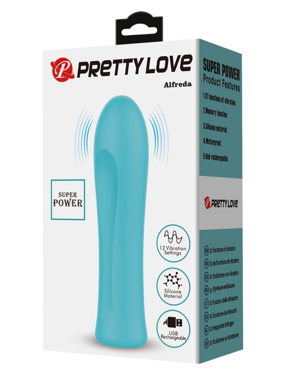 Pretty Love Alfreda Vibrating Bullet Teal
