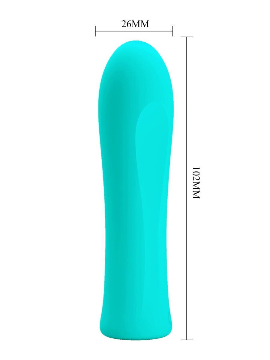 Pretty Love Alfreda Vibrating Bullet Teal
