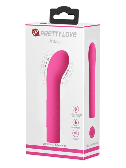 Pretty Love Atlas G-Spot Vibrator Hot Pink