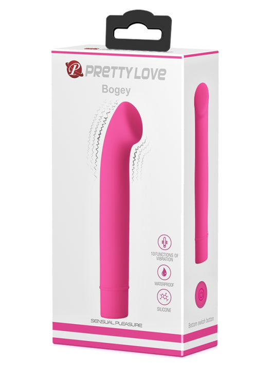 Pretty Love Bogey G-Spot Vibrator Hot Pink