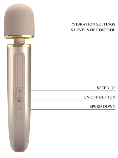 Pretty Love Charming Wand Massager Champagne