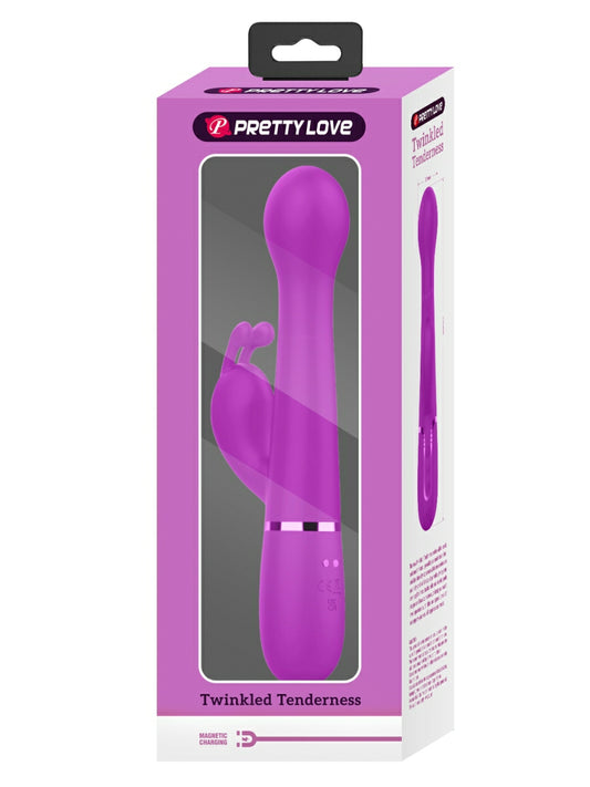 Pretty Love Dejon 3 in 1 Rabbit Vibrator Magenta