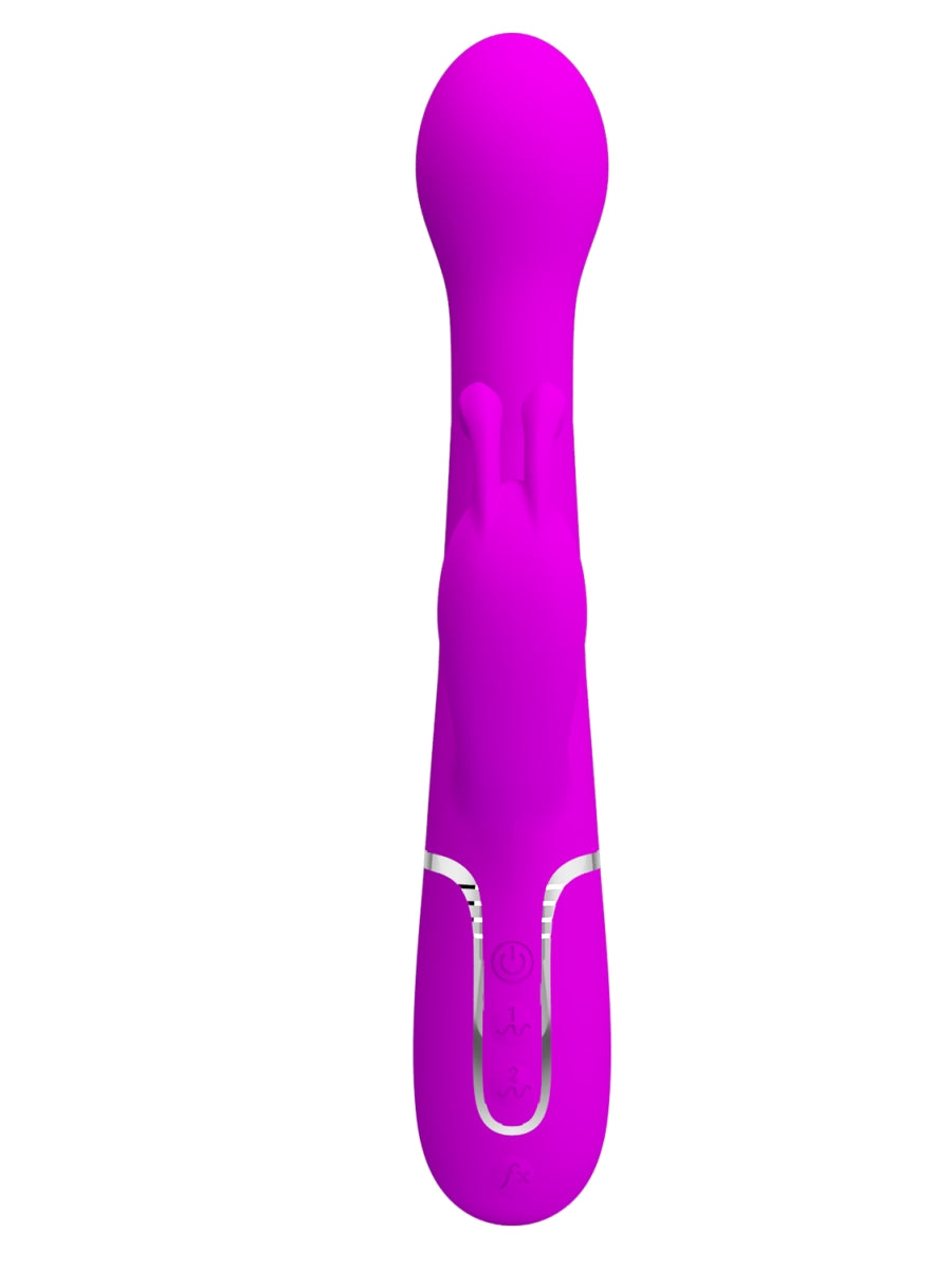 Pretty Love Dejon 3 in 1 Rabbit Vibrator Magenta