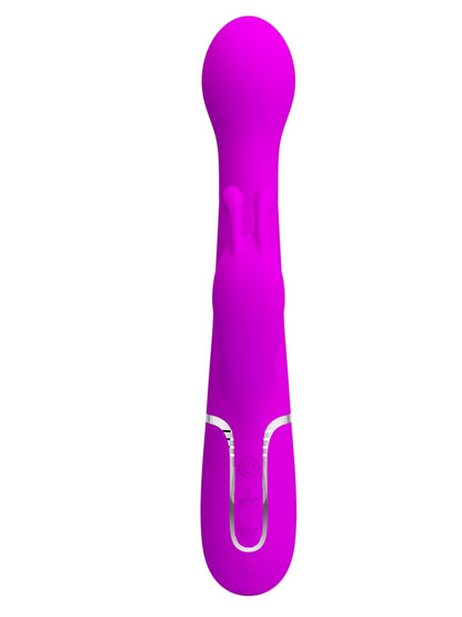 Pretty Love Dejon 3 in 1 Rabbit Vibrator Magenta