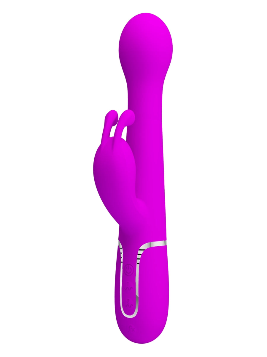 Pretty Love Dejon 3 in 1 Rabbit Vibrator Magenta