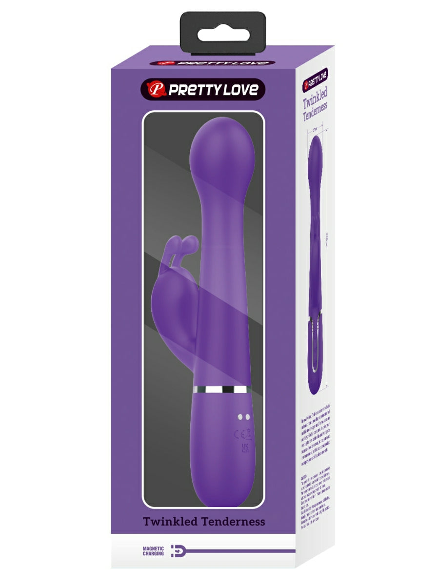 Pretty Love Dejon 3 in 1 Rabbit Vibrator Purple
