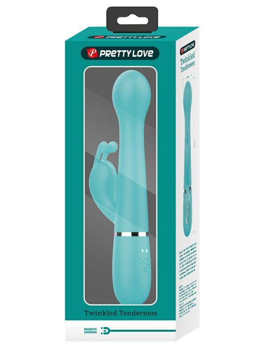 Pretty Love Dejon 3 in 1 Rabbit Vibrator Teal
